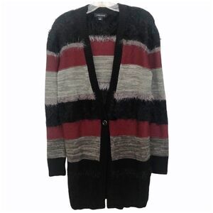 TROUVE CARDIGAN, Long, Striped S